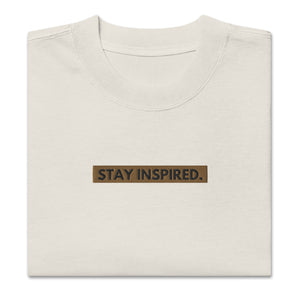 Stay Inspired Oversized Tee