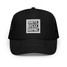 Load image into Gallery viewer, WRITE. SPEAK. INSPIRE.™ Trucker
